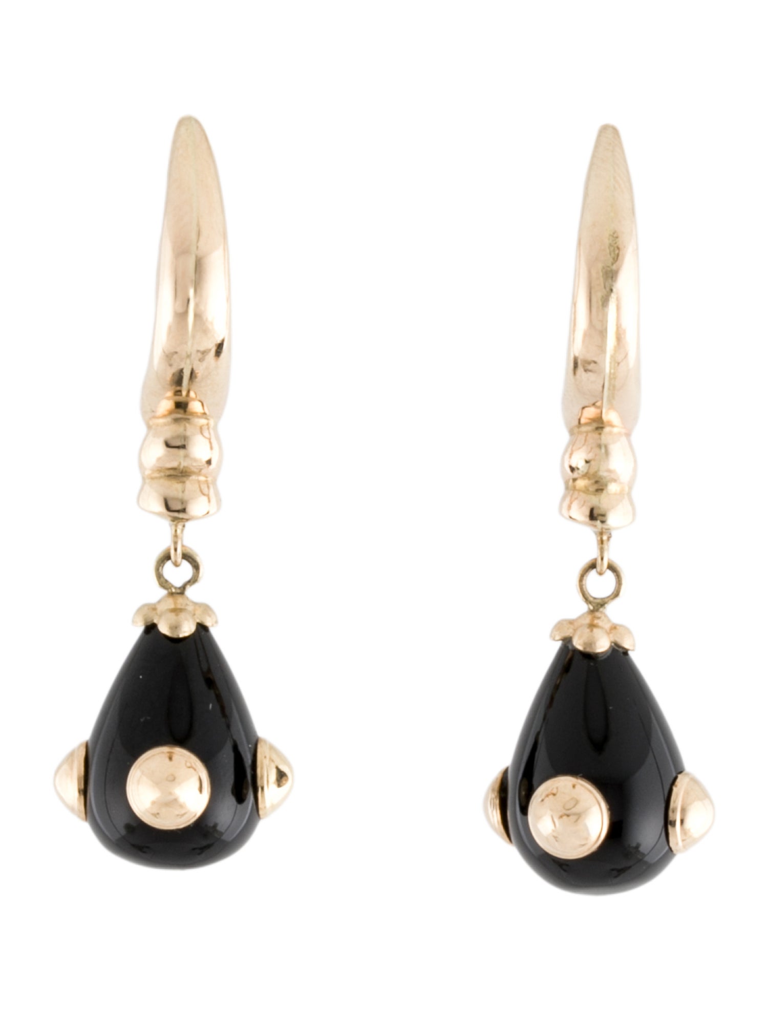 Earrings 14K Glass Drop Earrings