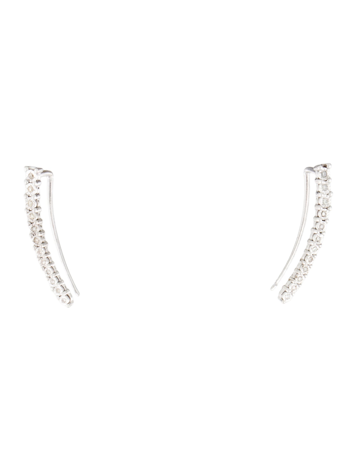 Earrings 14K Diamond Ear Climbers