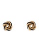 Earrings 14K Enamel Knot Stud Earrings