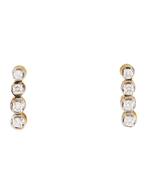 Earrings 14K Diamond Drop Earrings