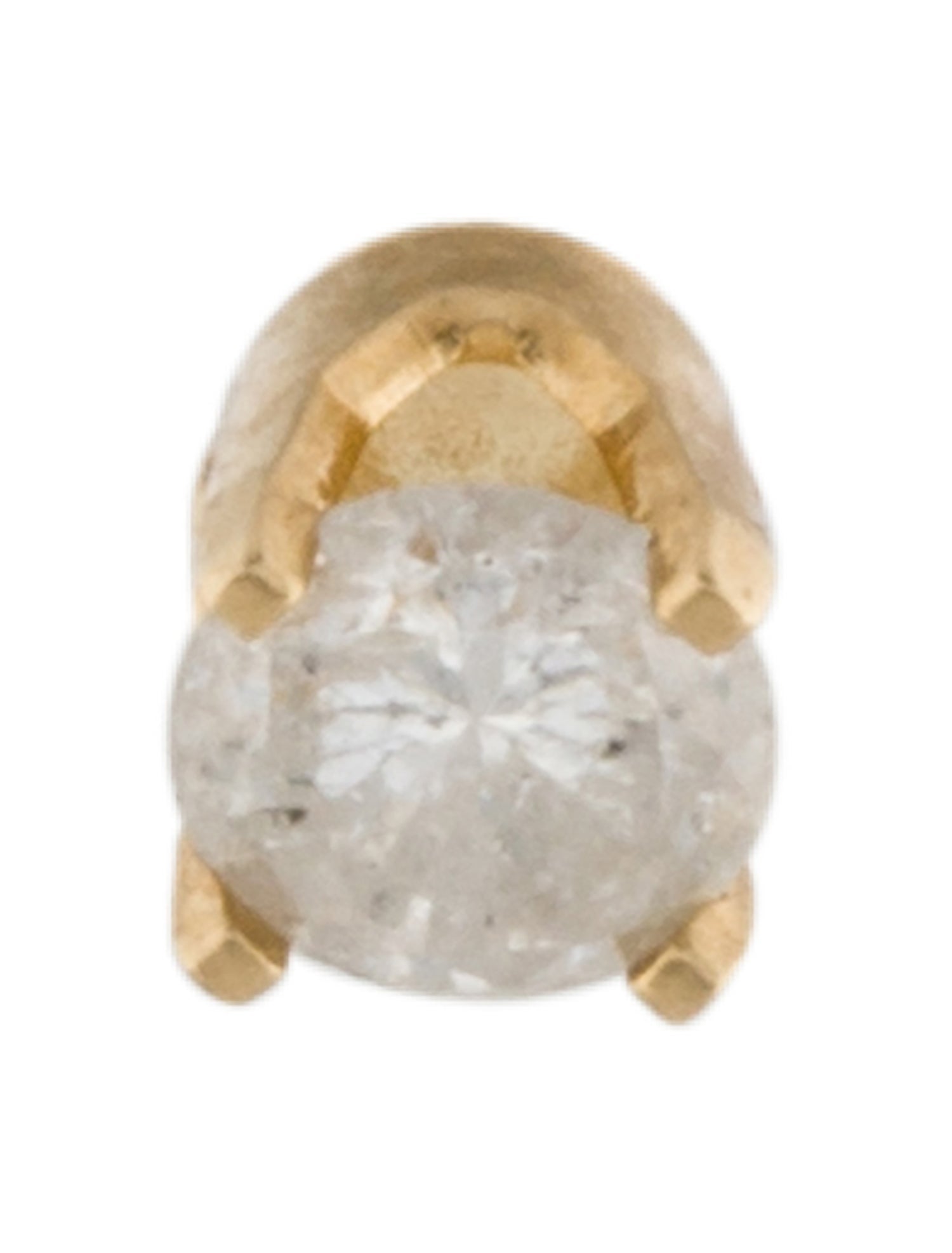 Earrings 14K Diamond Single Stud Earring