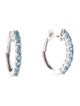 Earrings 14K Topaz Hoop Earrings
