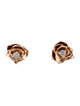Earrings 14K Lab-Grown Diamond Rose Stud Earrings