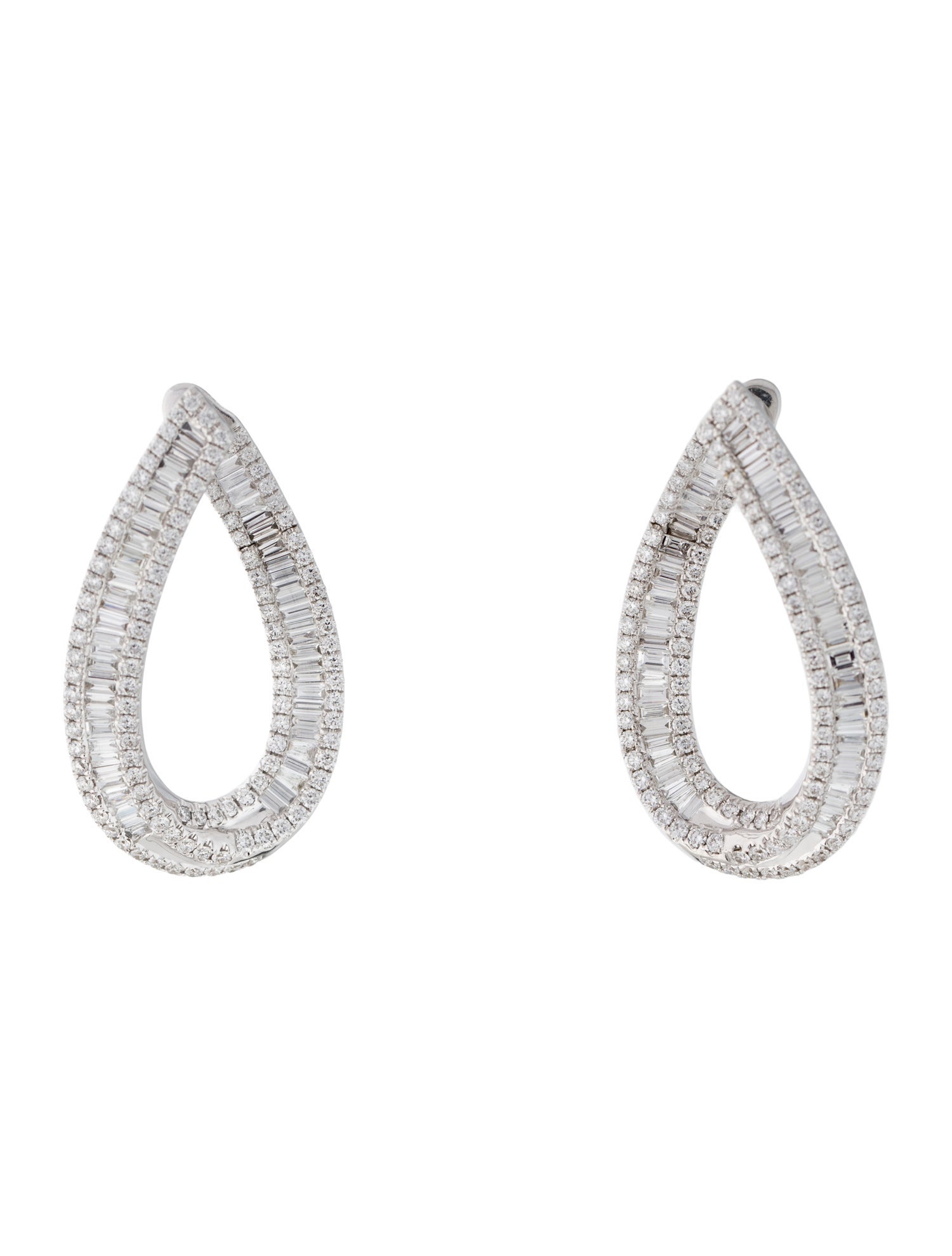 Earrings 14K 4.33ctw Diamond Teardrop Earrings