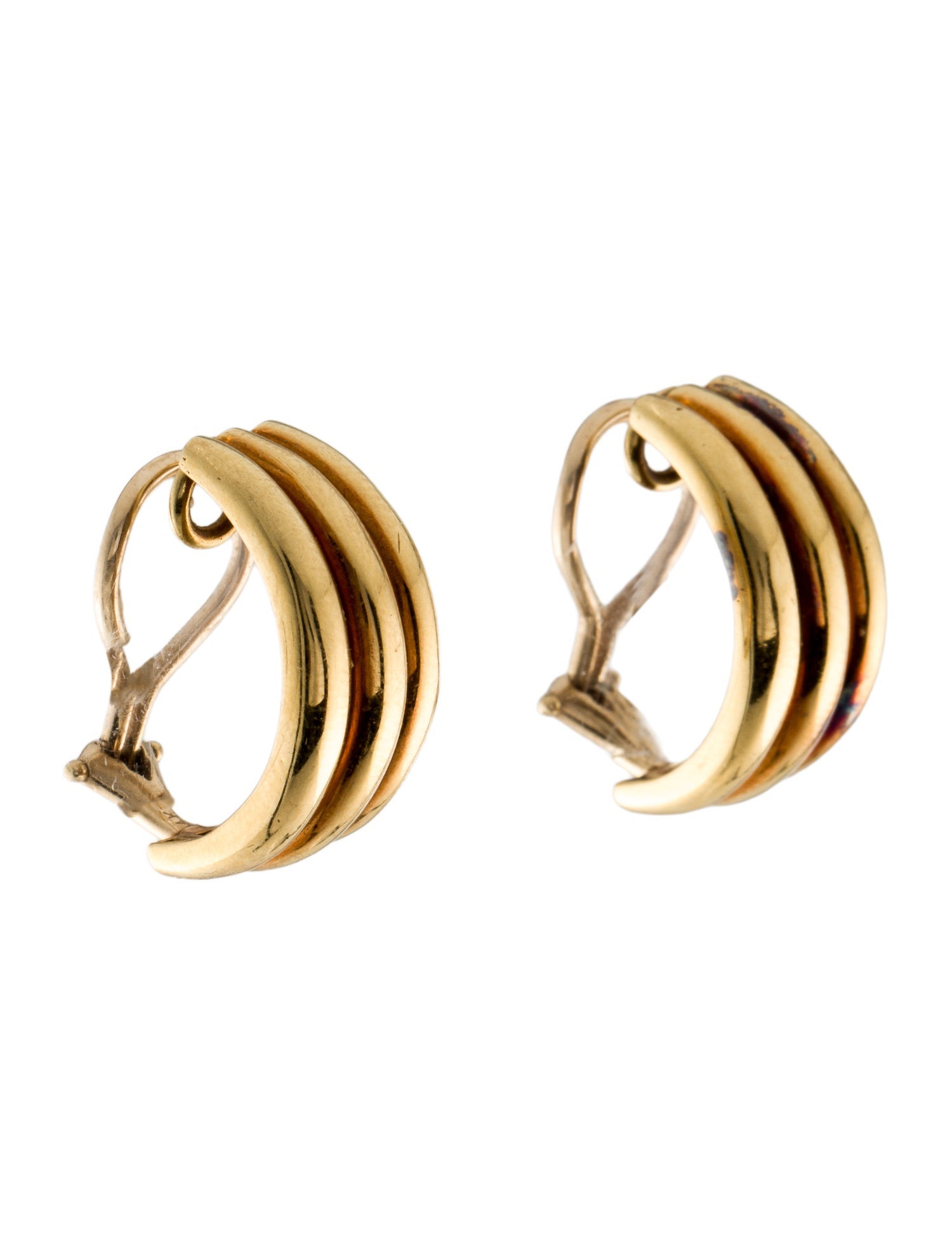 Earrings 18K Clip-On Hoop Earrings