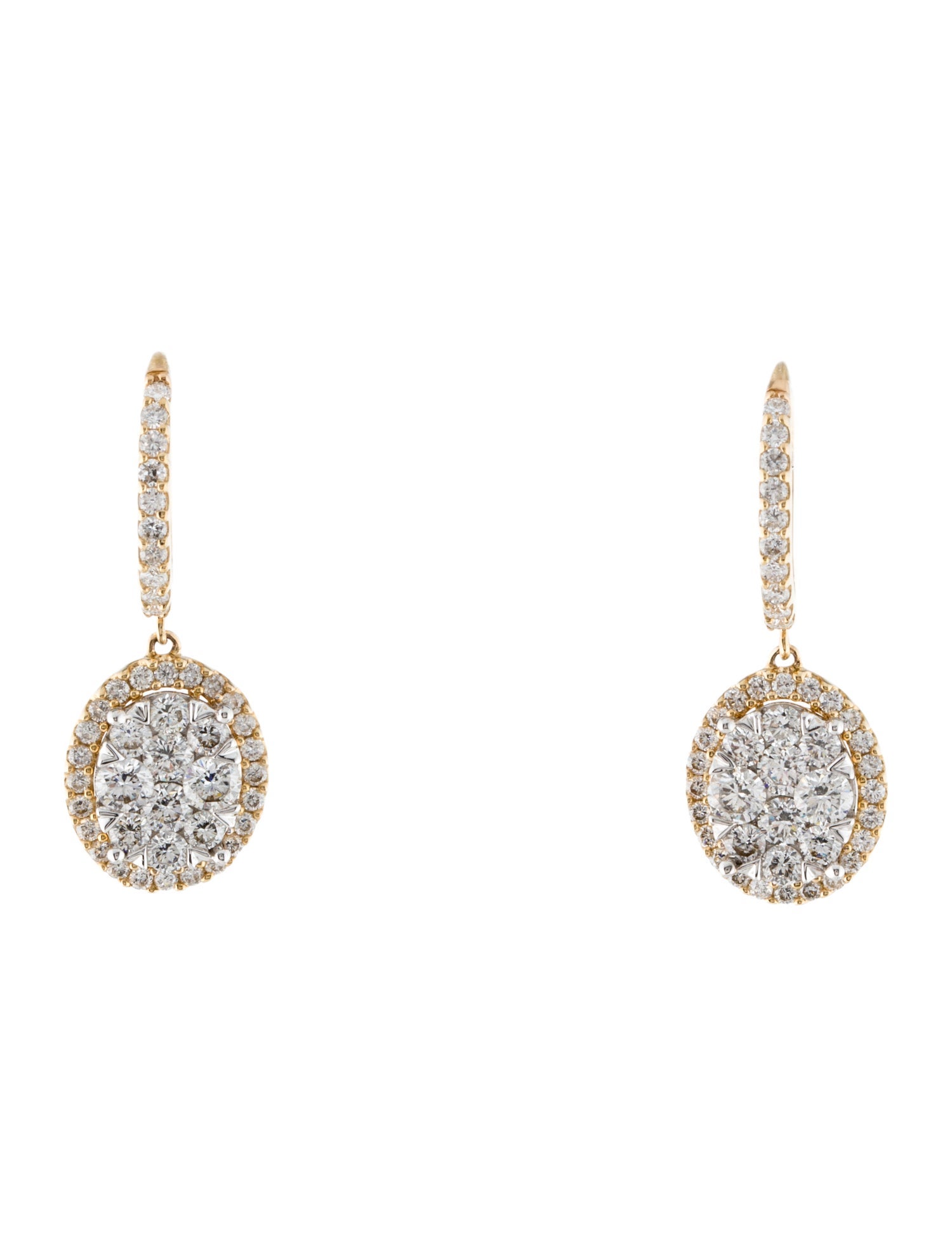 Earrings 14K 2.00ctw Diamond Drop Earrings