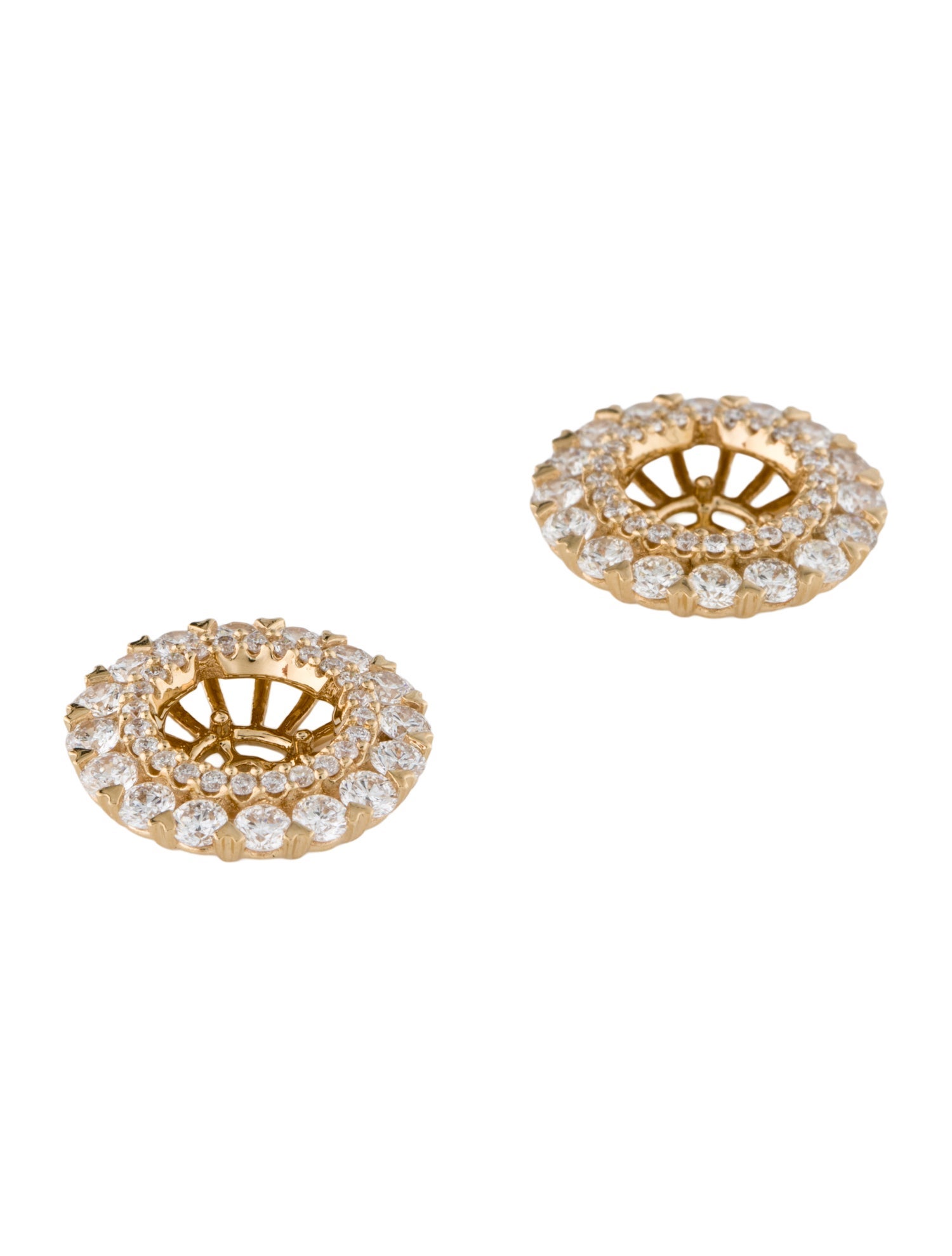 Earrings 14K 1.73ctw Diamond Earring Jackets