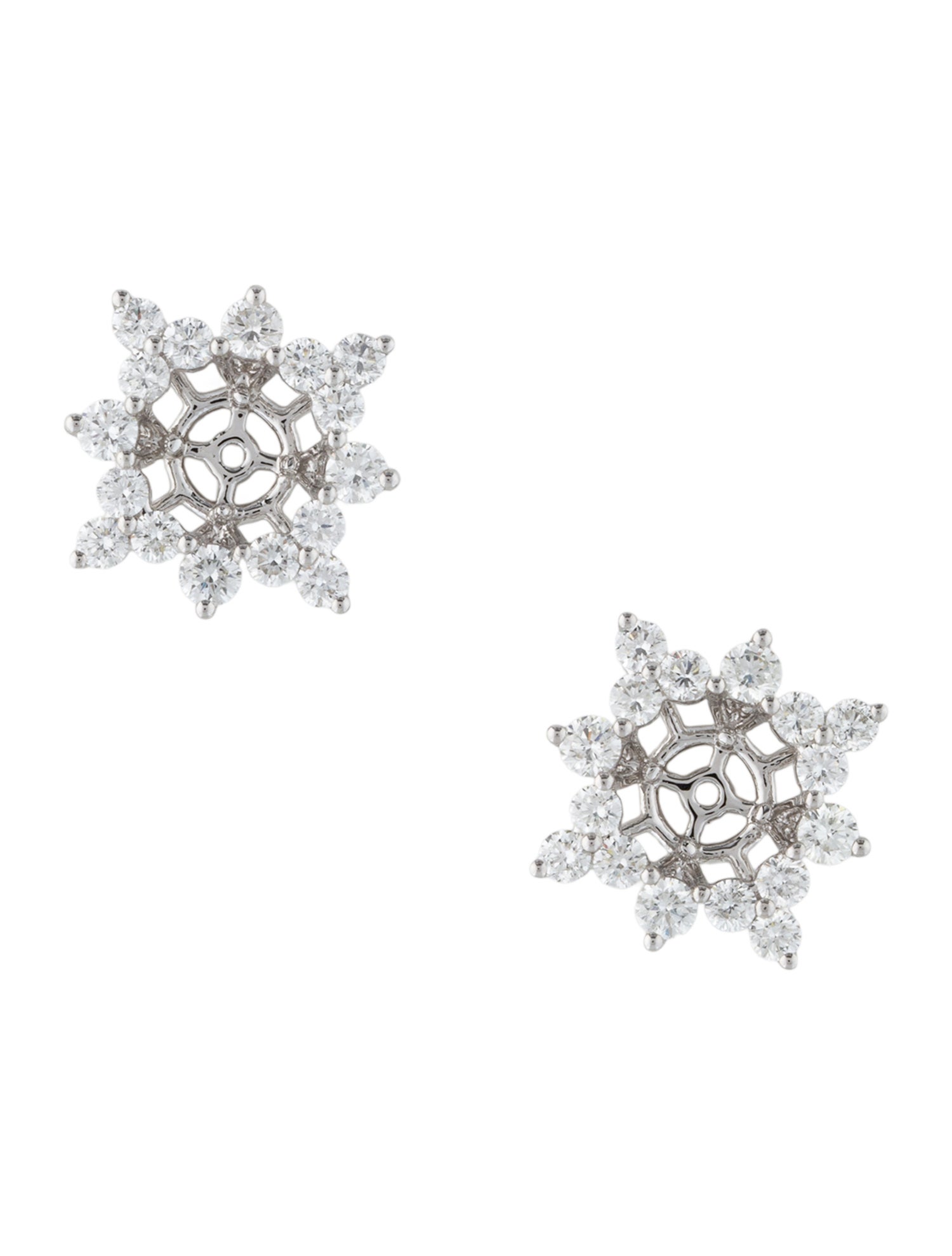 Earrings 14K 1.44ctw Diamond Earring Jackets