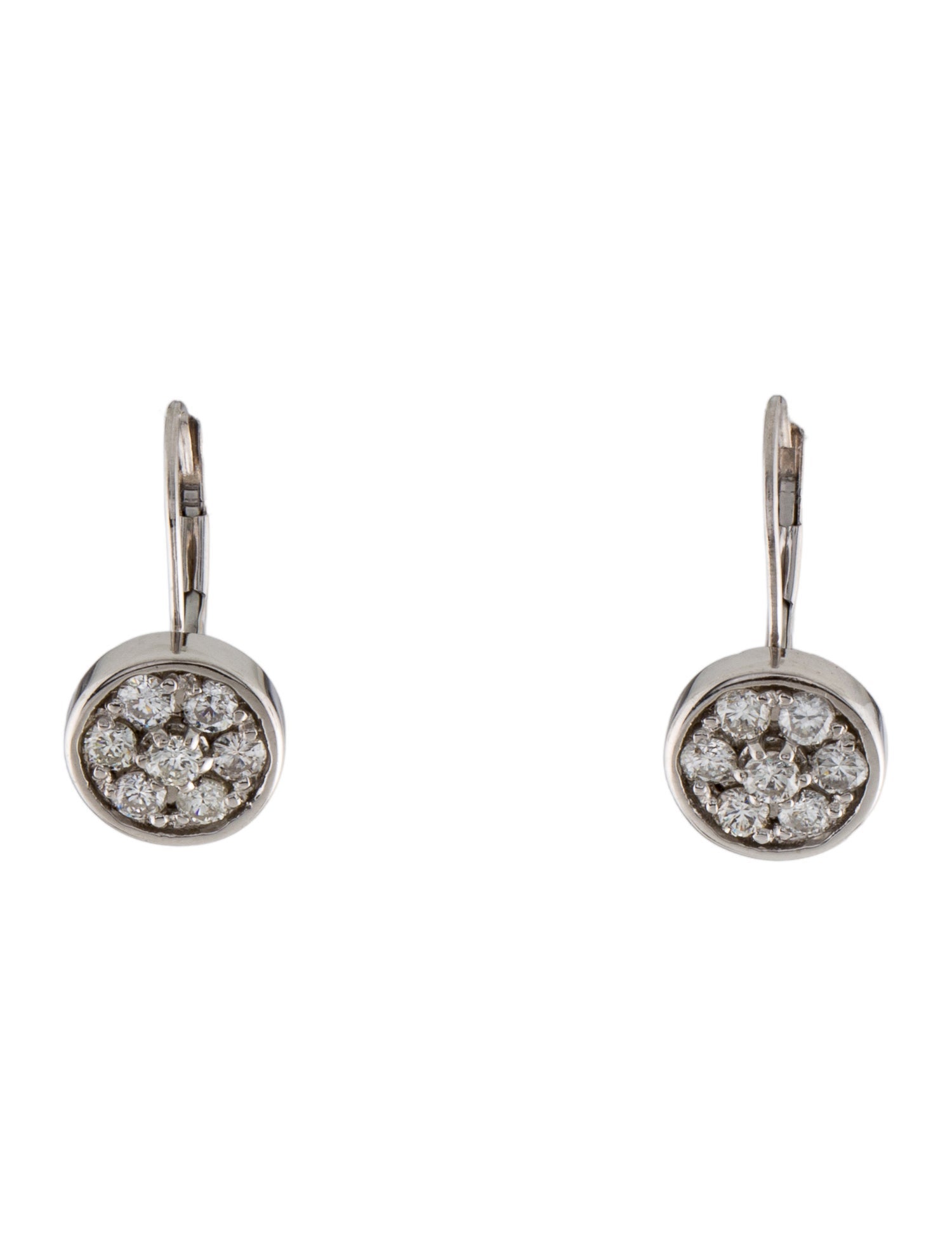 Earrings 14K Diamond Drop Earrings