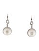 Earrings 14K Pearl & Diamond Drop Earrings