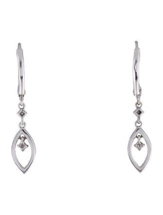 Earrings 14K Diamond Drop Earrings