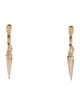 Earrings 14K Diamond Spike Fringe Huggie Earrings