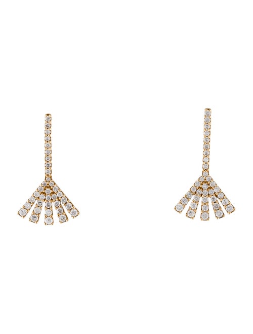 Earrings 18K Diamond Drop Earrings