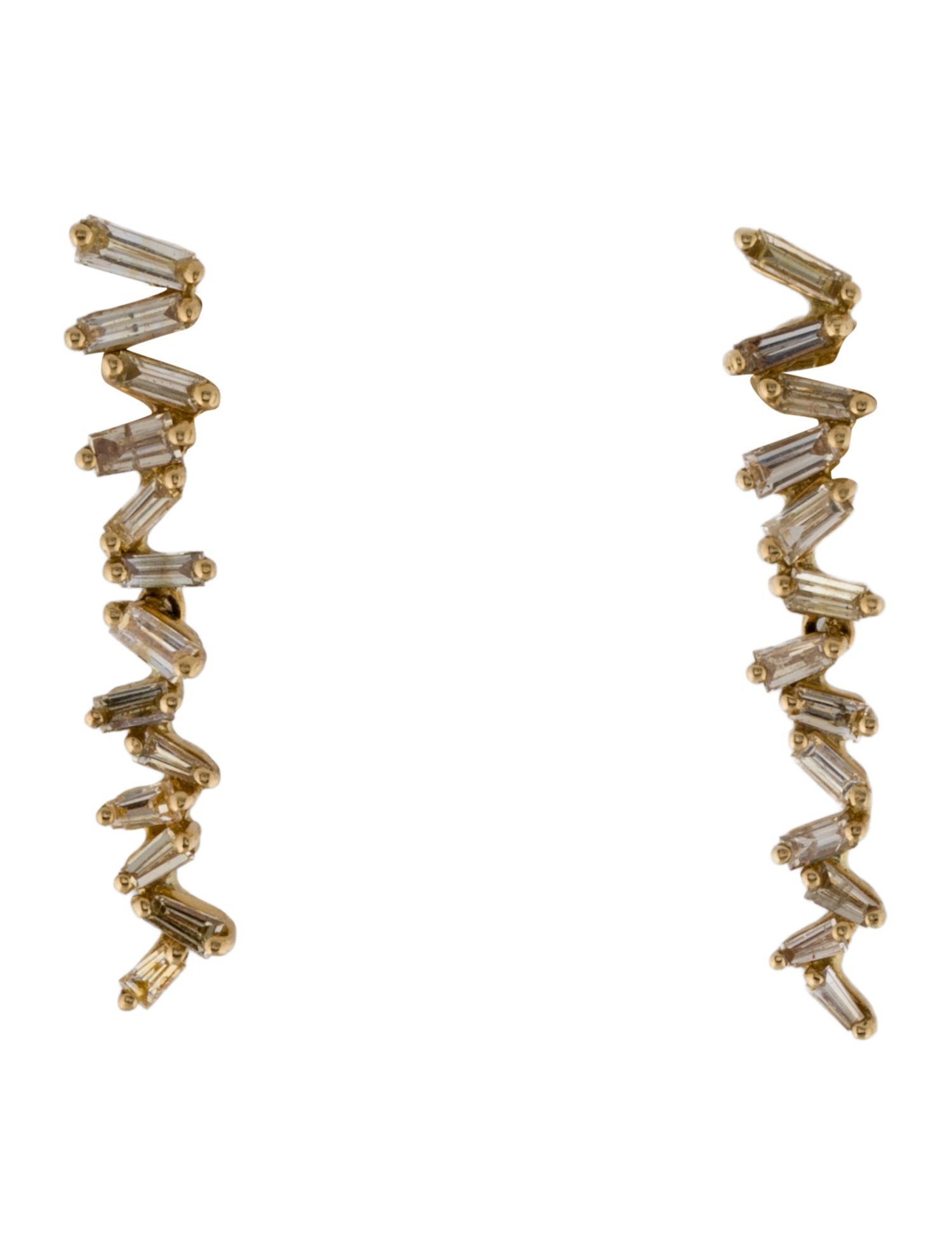 Earrings 18K Diamond Drop