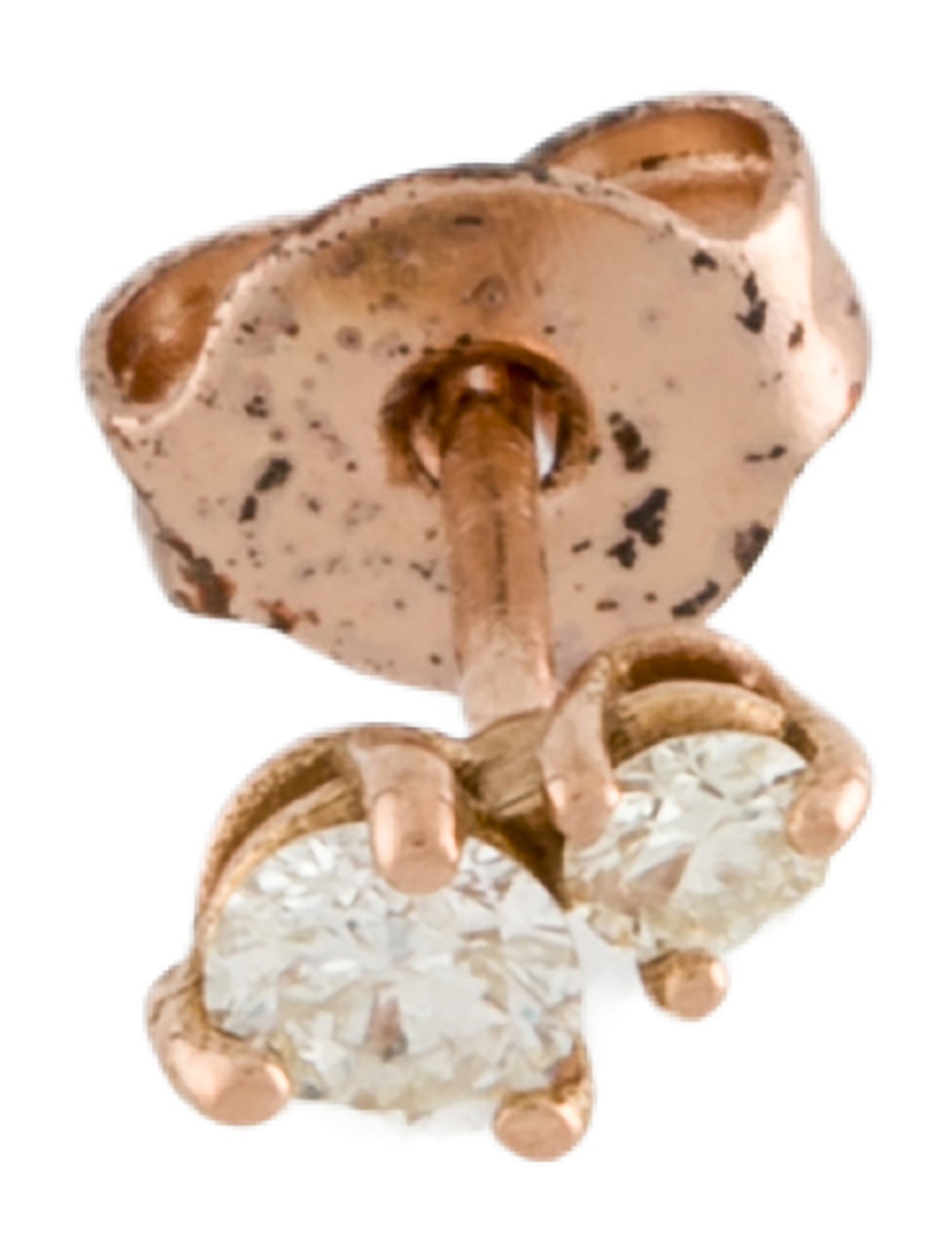 Earrings 14K Diamond Single Stud Earring