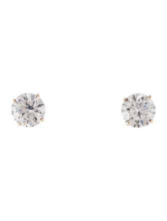Earrings 14K 4.04ctw Lab-Grown Diamond Stud Earrings