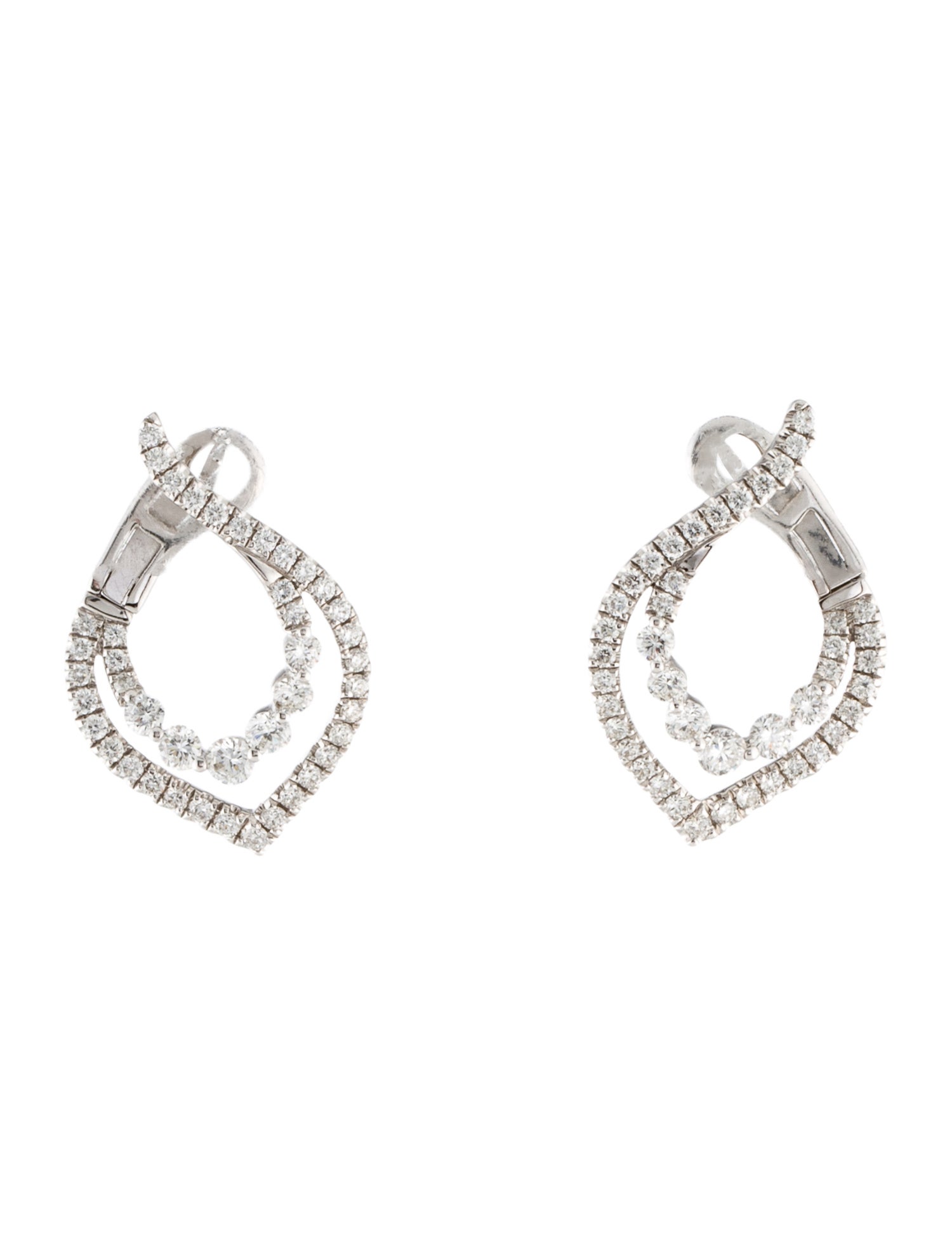 Earrings 14K Diamond Earclip Earrings