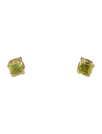 Earrings 14K 1.27ctw Peridot Stud Earrings