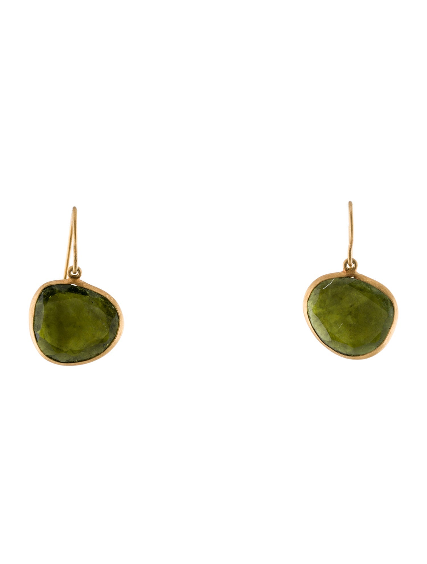 Earrings 18K Tourmaline Drop Earrings