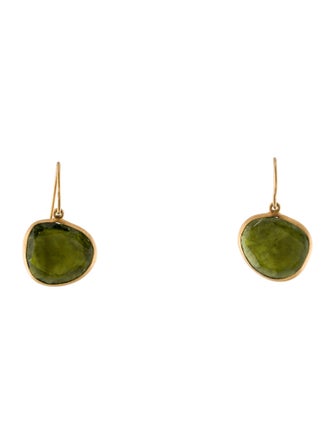 Earrings 18K Tourmaline Drop Earrings