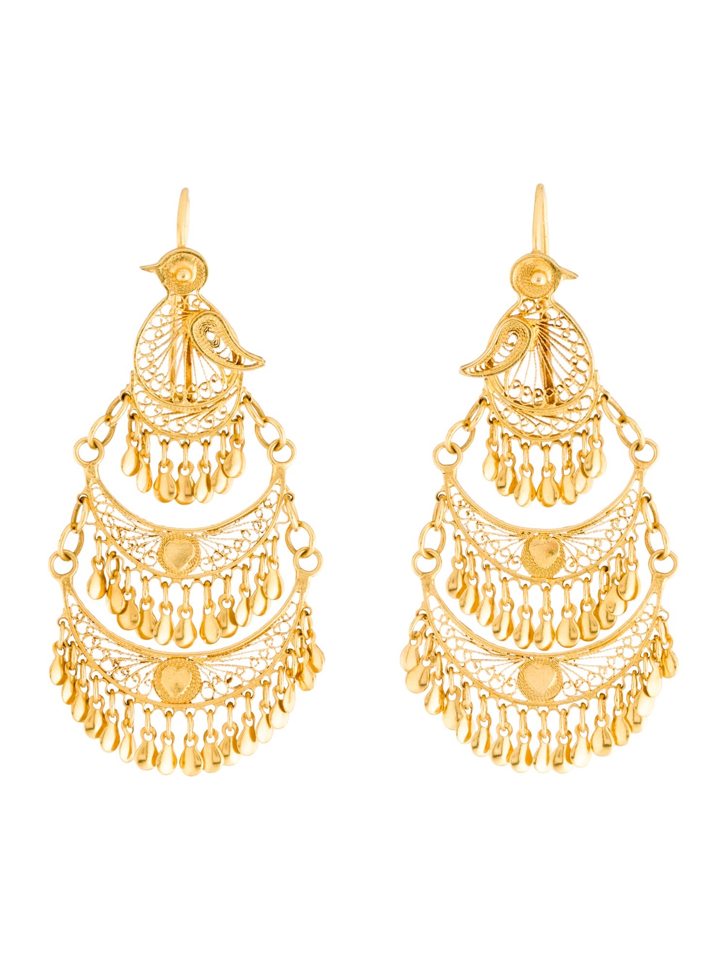Earrings 18K Chandelier