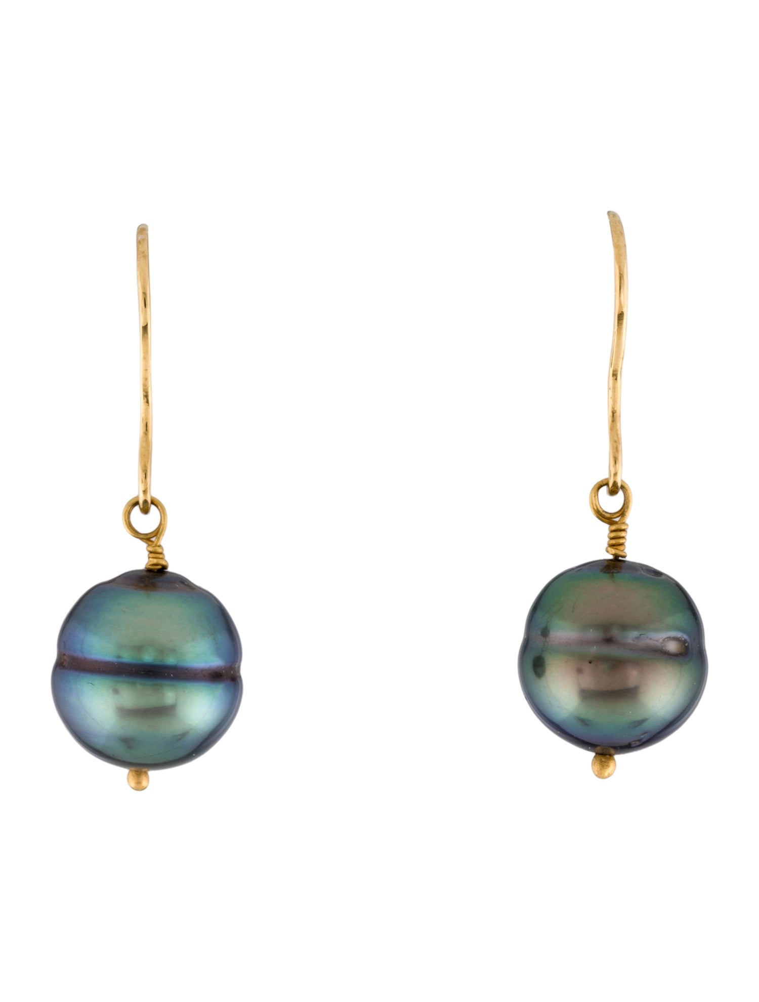 Earrings 18K Pearl Drop Earrings