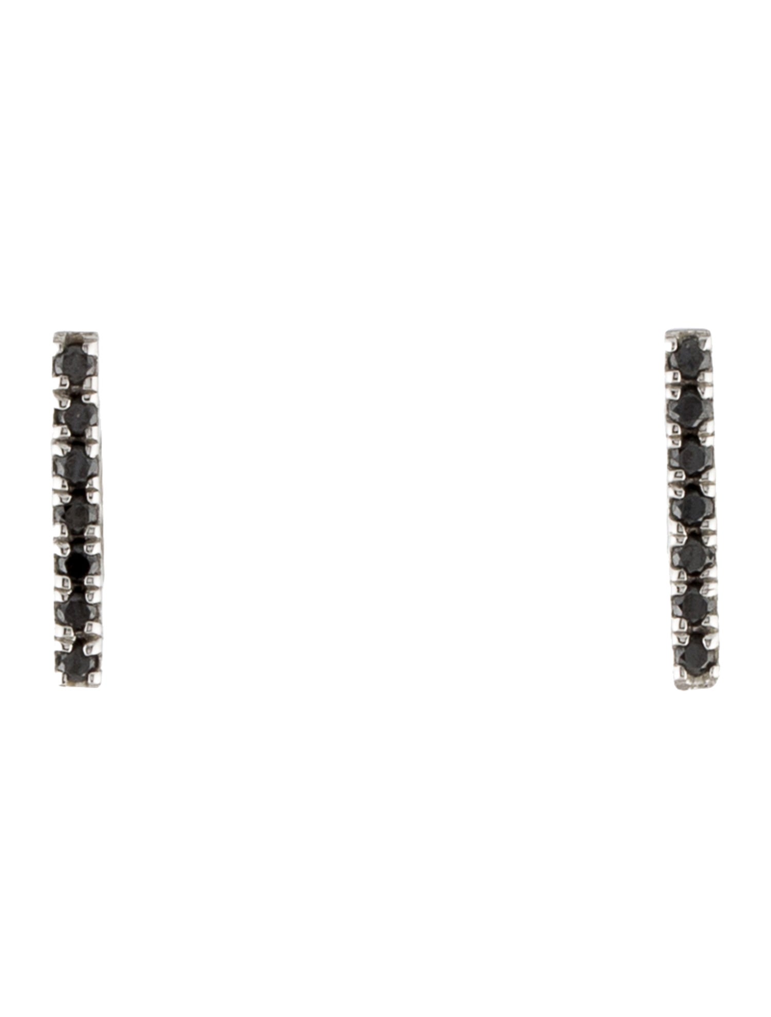 Earrings 14k Diamond Bar Stud Earring