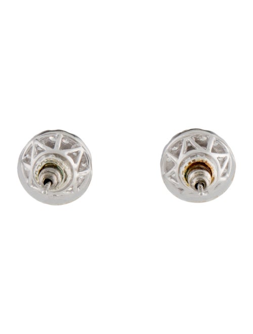 Earrings 18K 1.52Diamond Cluster Earrings