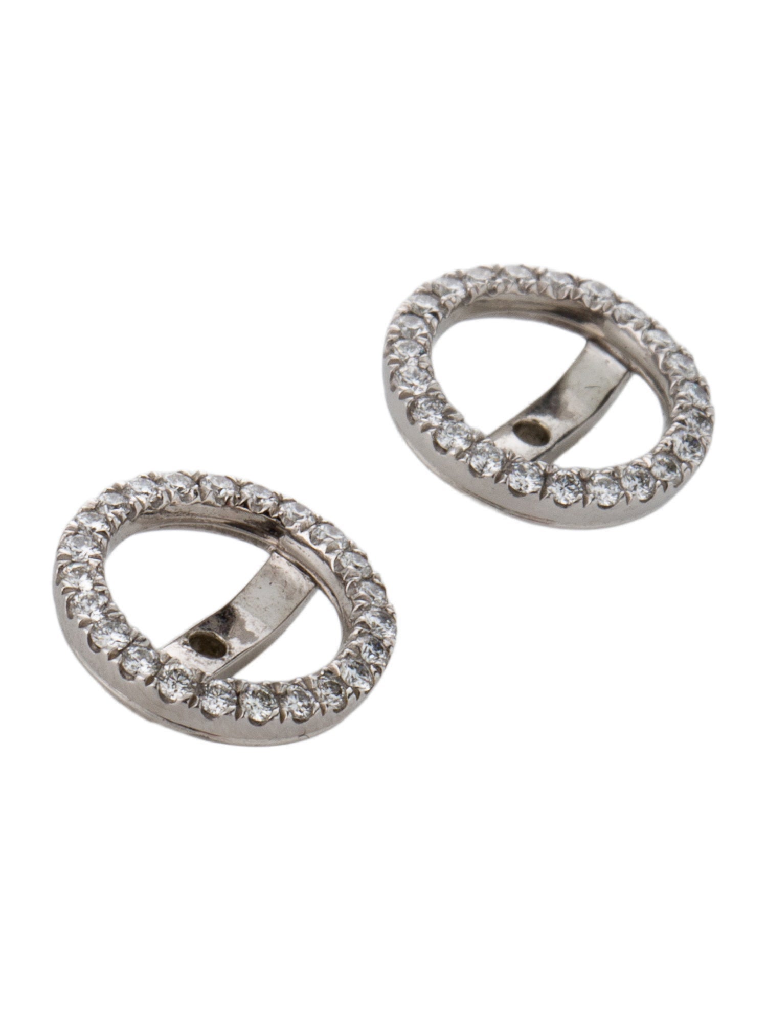Earrings Platinum Diamond Earring Enhancers