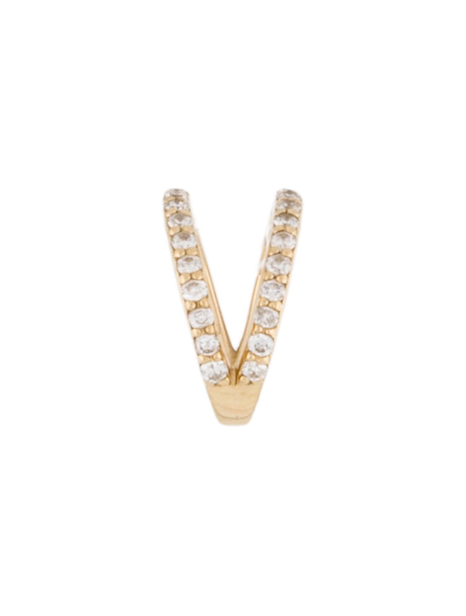 Earrings 14K Diamond Ear Cuff