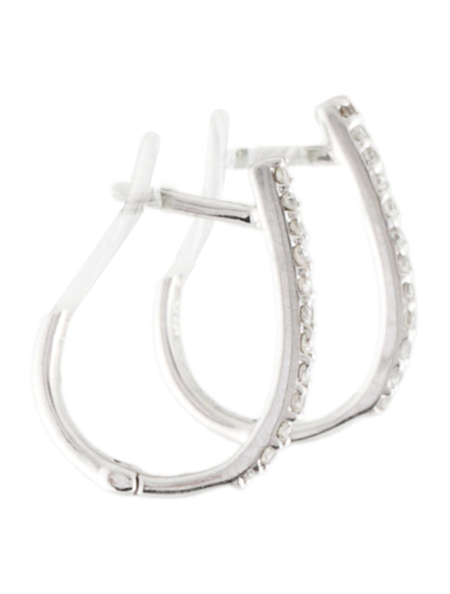 Earrings 14K Diamond Huggie