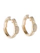 Earrings 14K Diamond Hoop Earrings