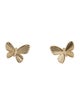Earrings 14K Diamond Butterfly Stud Earrings