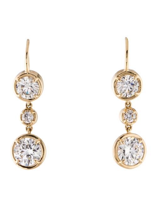 Earrings 14K 4.75ctw Lab-Grown Diamond Drop Earrings