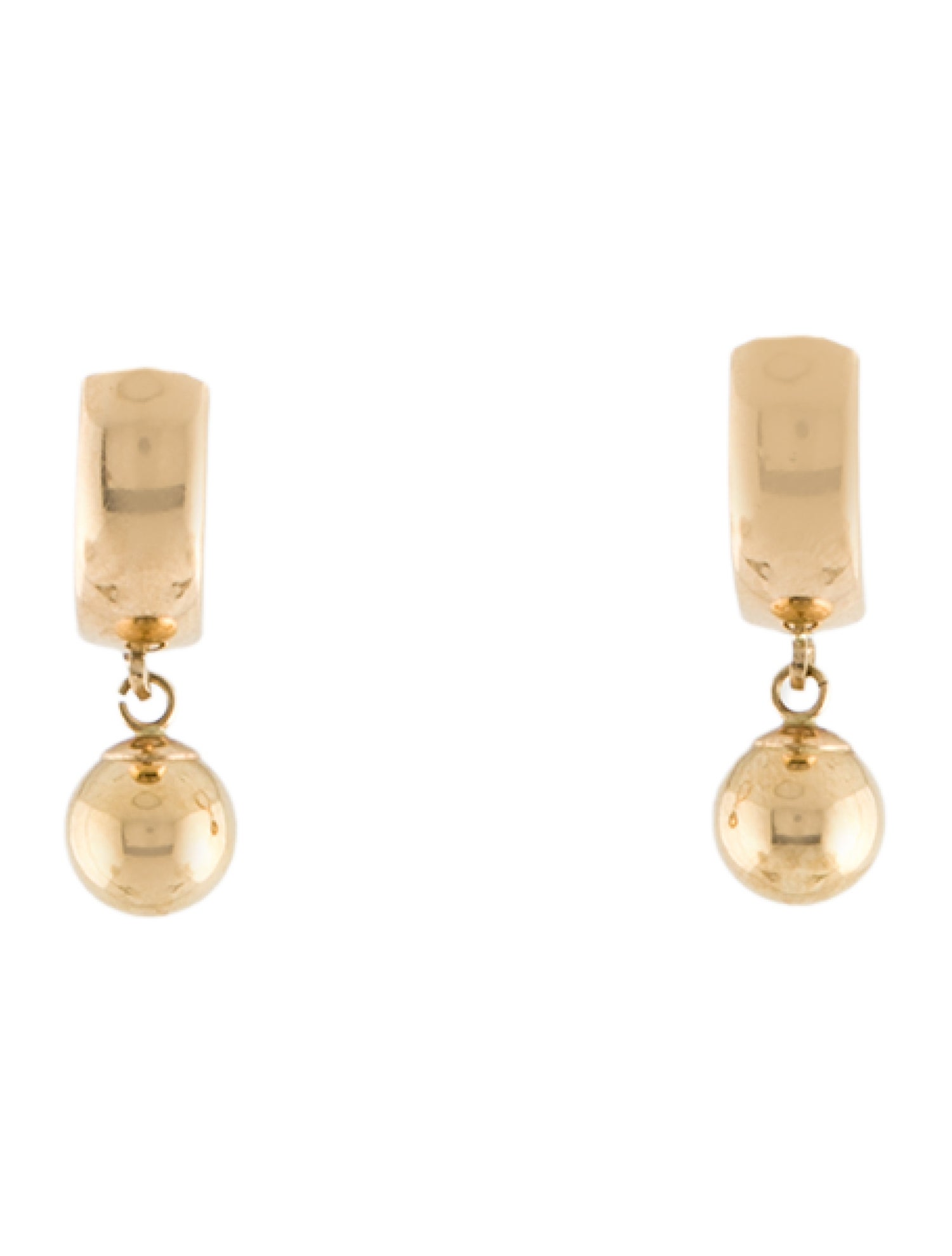 Earrings 14K Ball Drop
