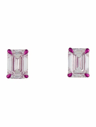 Earrings 4.24ctw Lab-Grown Diamond Stud Earrings