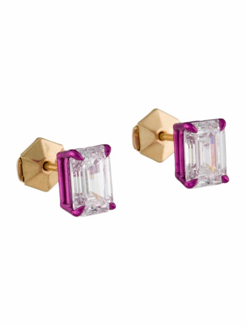 Earrings 4.24ctw Lab-Grown Diamond Stud Earrings