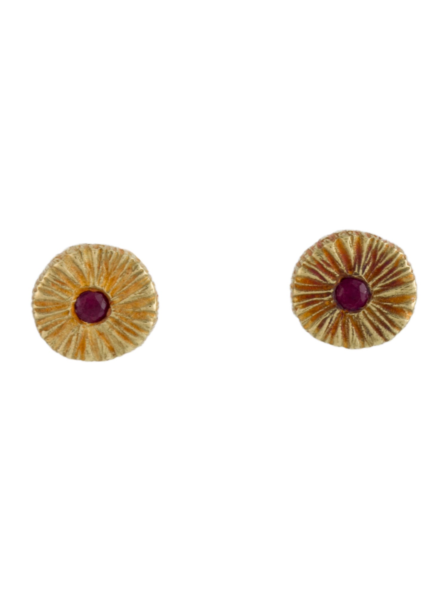 Earrings 18K Ruby Stud