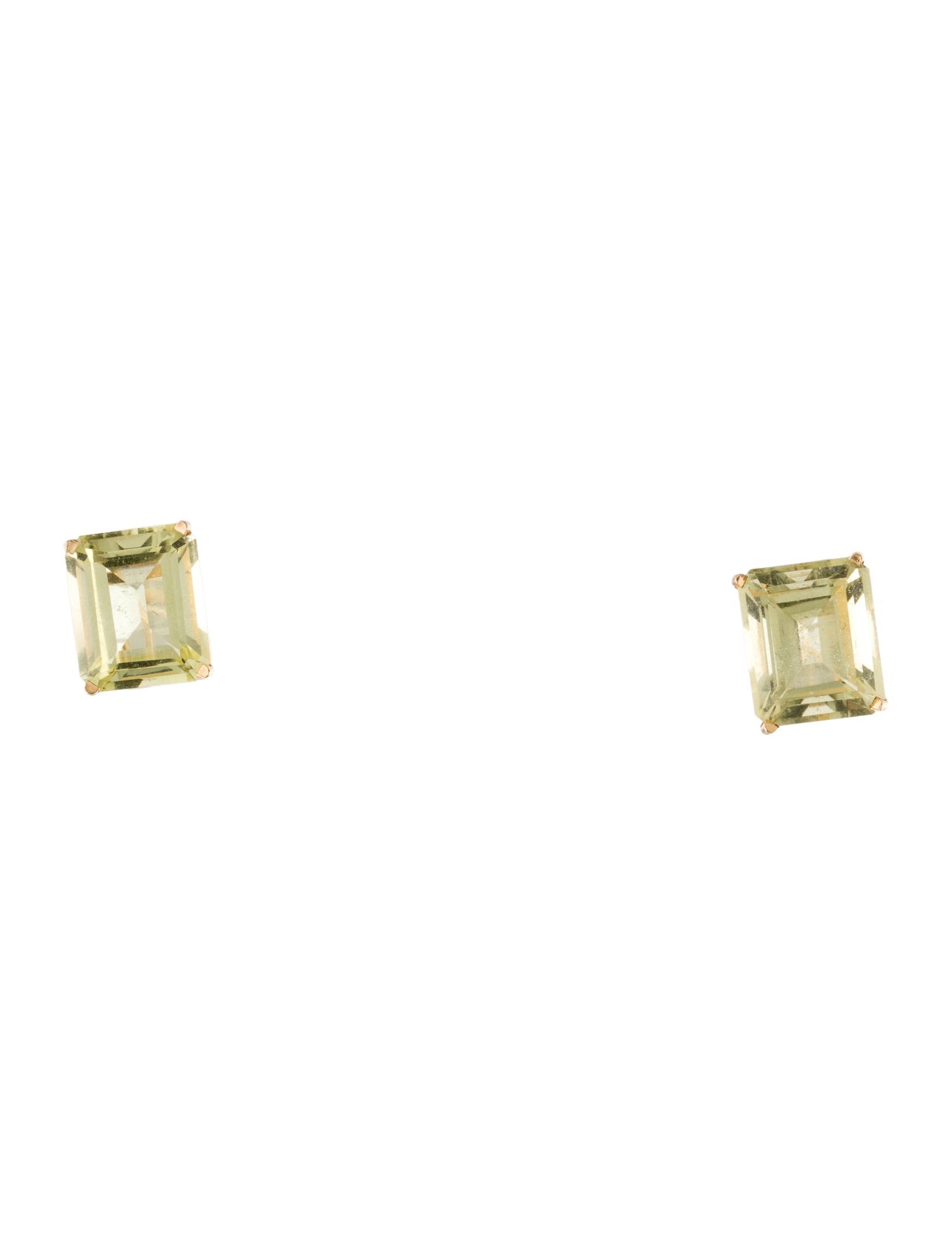 Earrings 14K 11.45 Citrine Earclips