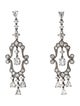 Earrings 18K 2.60ctw Diamond Chandelier Earrings