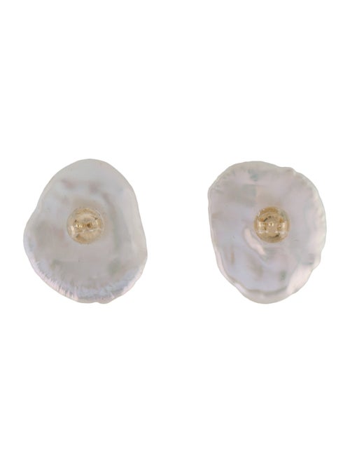 Earrings 18K Pearl Stud Earrings