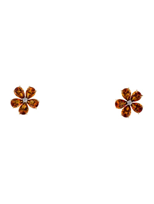 Valentin Magro 18K Citrine & Diamond Earclips