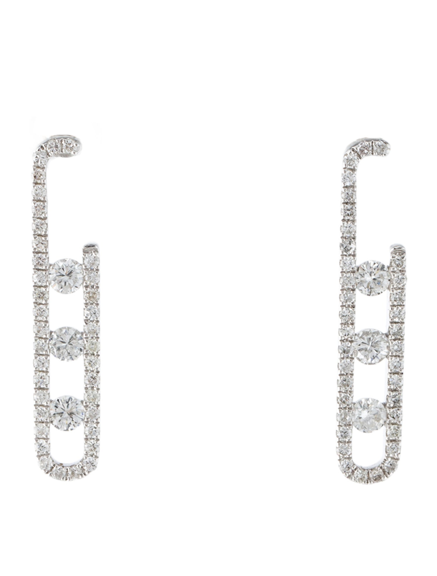 Earrings 14K 1.00ctw Diamond Drop Earrings
