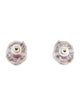 Earrings 14K 1.62ctw Ruby & Diamond Stud Earrings