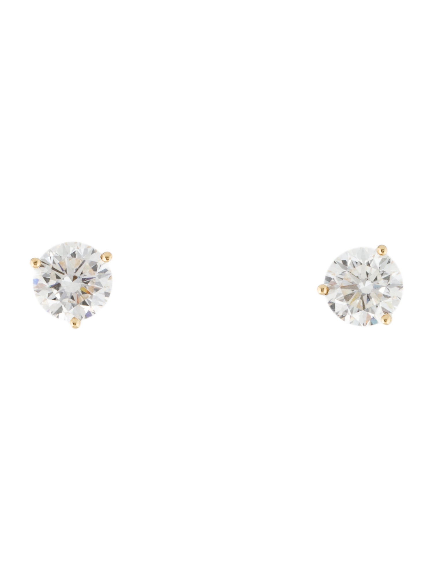 Earrings 18K 3.00ctw Lab-Grown Diamond Stud Earrings