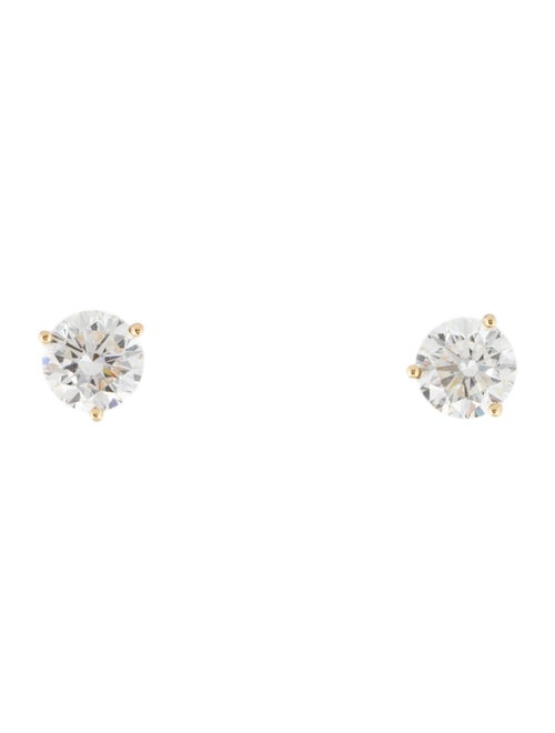 Earrings 18K 3.00ctw Lab-Grown Diamond Stud Earrings