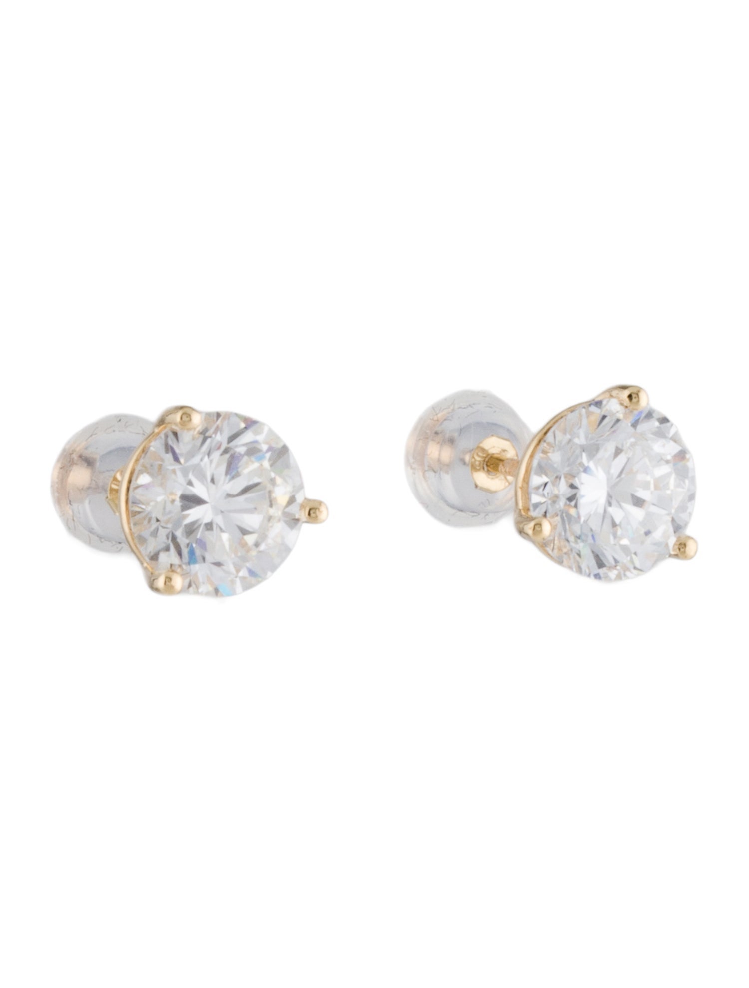 Earrings 18K 3.00ctw Lab-Grown Diamond Stud