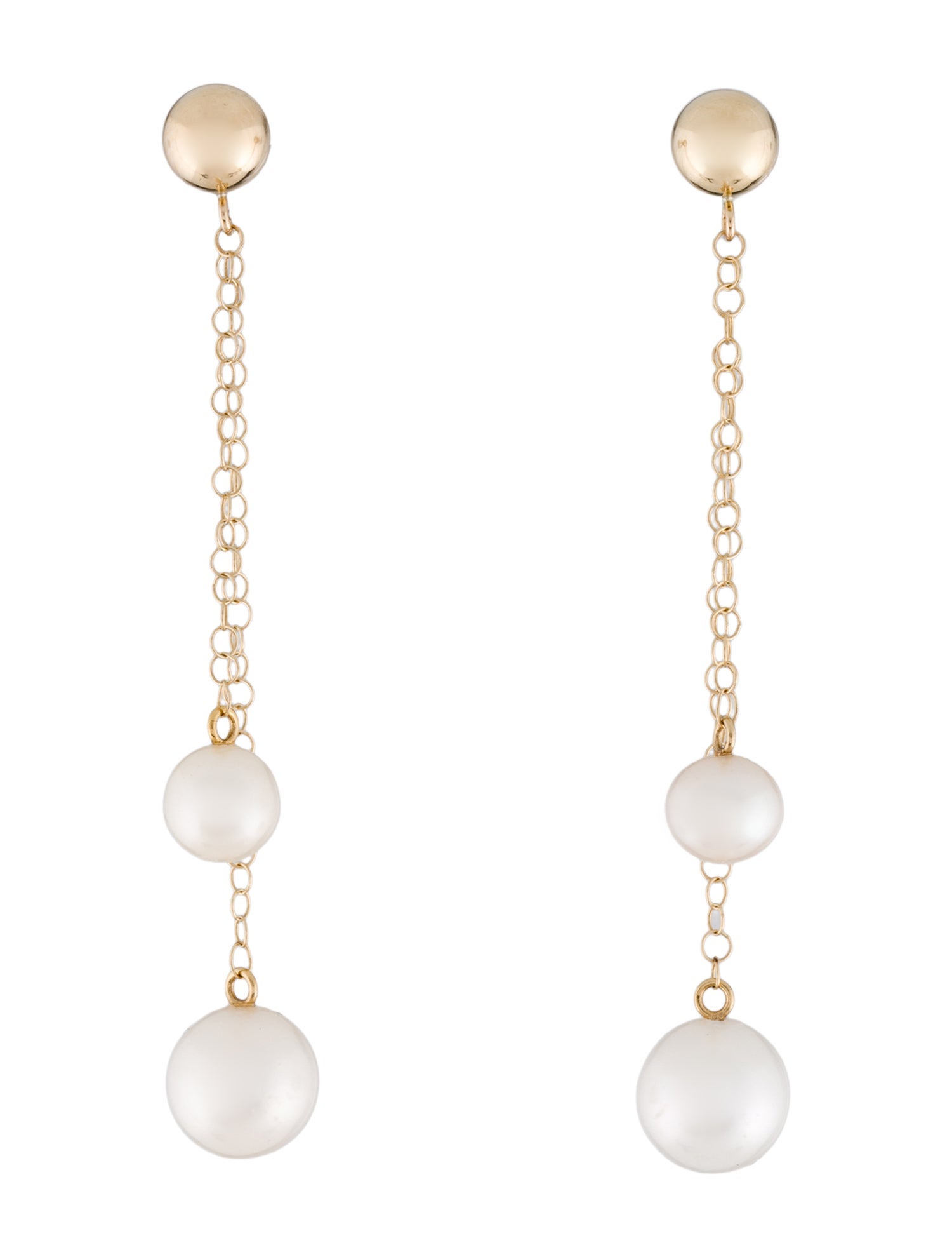 Earrings 14K Pearl Drop Earrings