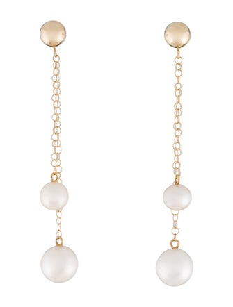 Earrings 14K Pearl Drop Earrings