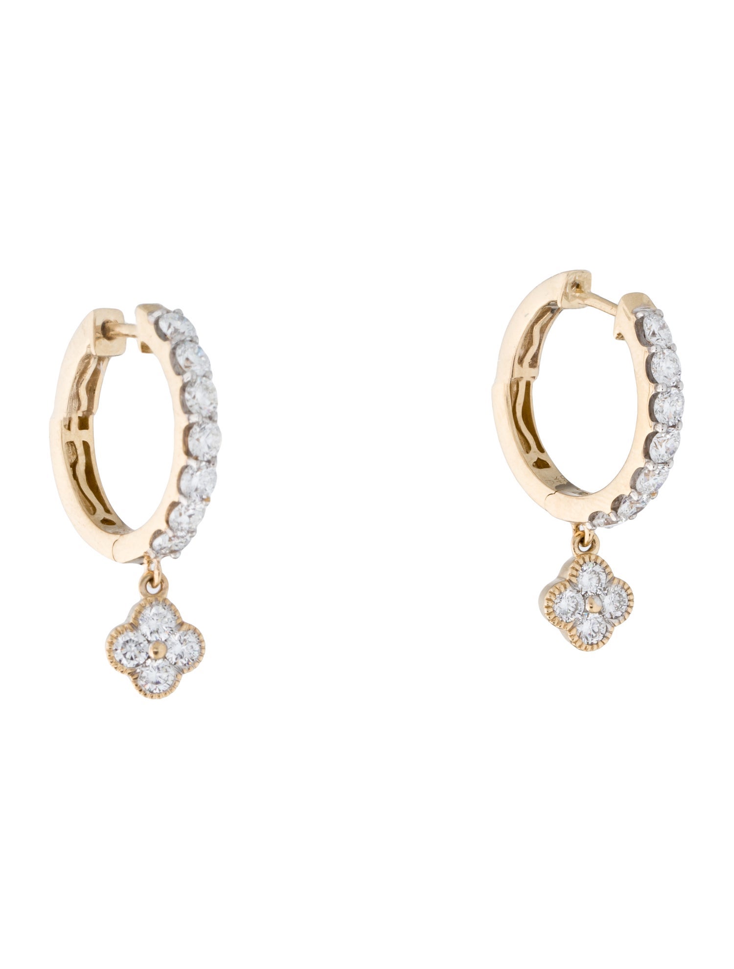 Earrings 14K 2.00ctw Lab-Grown Diamond Drop Earrings
